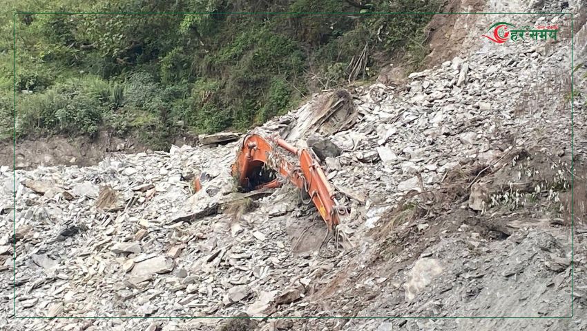 म्याग्दीमा पहिरोले डोजर पुर्दा चालकको मृत्यु