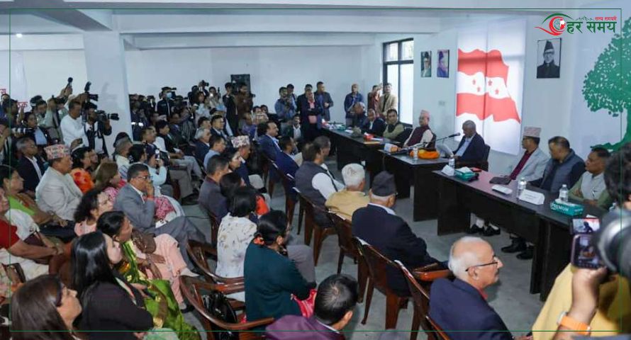 कार्यसम्पादन बैठकमा महामन्त्री थापालाई संस्थापनका नेताहरूको 'काउन्टर' 