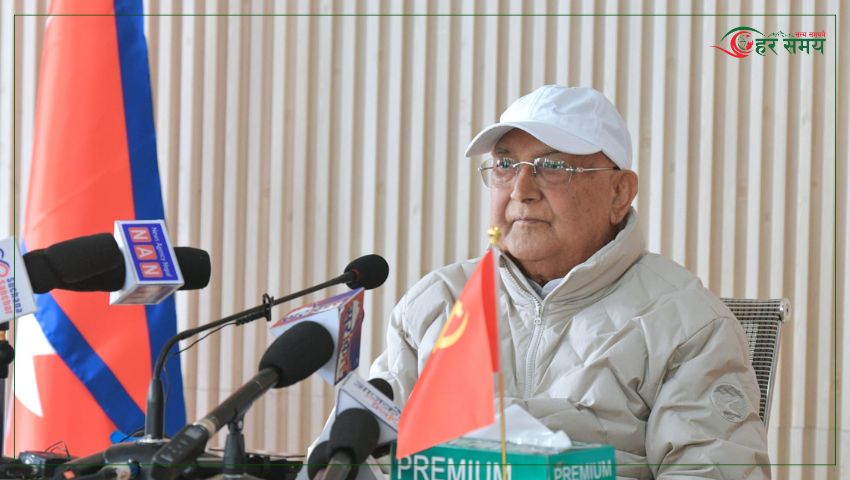 वर्तमान सरकार चटकको भरमा आयो, चटककै भरमा जान्छ -  अध्यक्ष ‌ओली