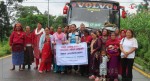 इन्द्रावतीका आदिवासी जनजाति  महिलालाई फलफूल रोपण कार्यशाला भ्रमण 