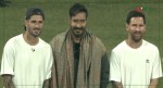 भारतीय अभिनेता अजय देवगनले भेटे लियोनल मेस्सी