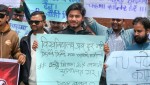 त्रिविमा संयुक्त विद्यार्थी संगठनको प्रदर्शन, सरकारविरुद्ध मार्चपास