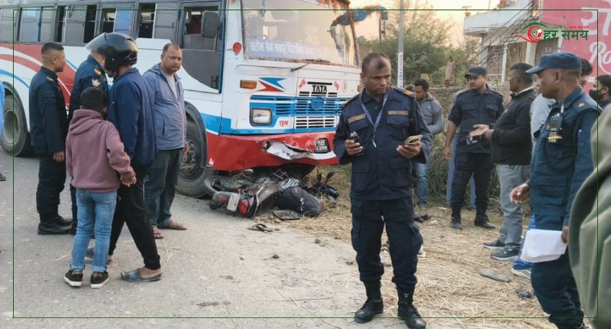 रौतहटमा सवारी दुर्घटना हुँदा बाबुको मृत्यु र छोराछोरी घाइते