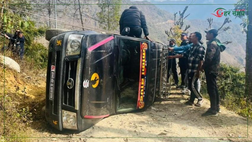 रामेछापमा यात्रुवाहक सुमो दुर्घटना:  तीन जना गम्भीर घाइते