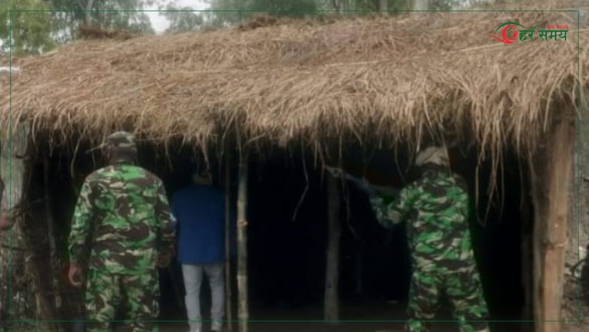 निर्वाचनको मौका छोपी वन अतिक्रमण गर्ने प्रयास विफलः चन्द्रपुरमा सात अवैध घर टहरा भत्काइयो