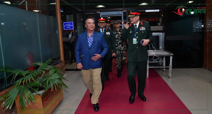 प्रधानसेनापति अशोक राज सिग्देल स्वदेश फिर्ता