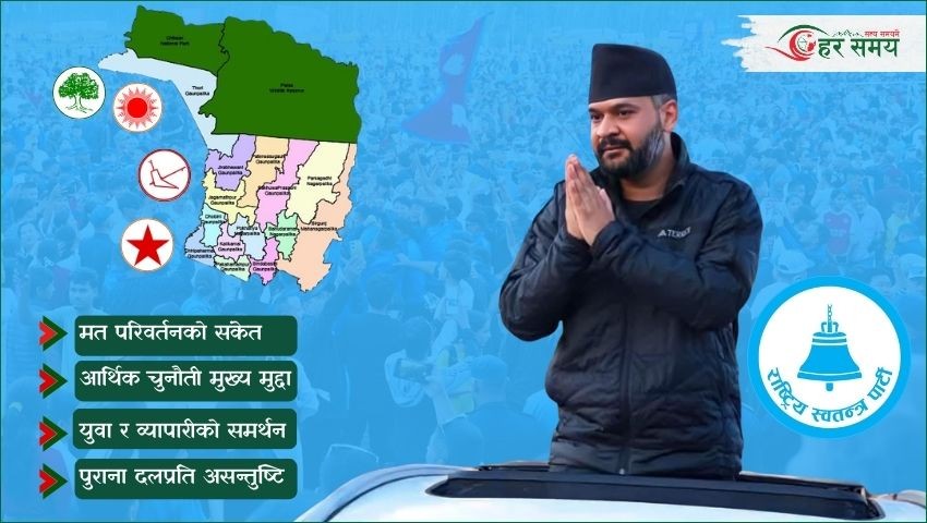 पर्सामा मत परिवर्तनको संकेत: वीरगञ्जमा बालेन साहको क्रेज बढ्दै