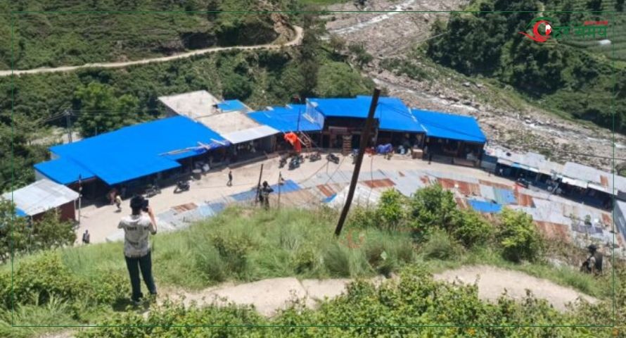 आगलागीबाट ध्वस्त भएको बाम्का बजार पुनर्निर्माण गरियो