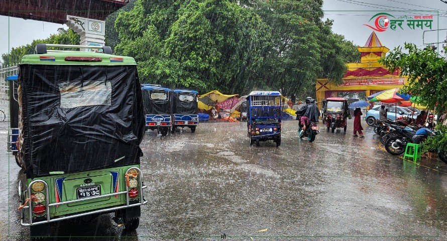 रौतहटको महेशपुरमा सबैभन्दा बढी वर्षा, कुन ठाउँमा कति पर्यो पानी ?