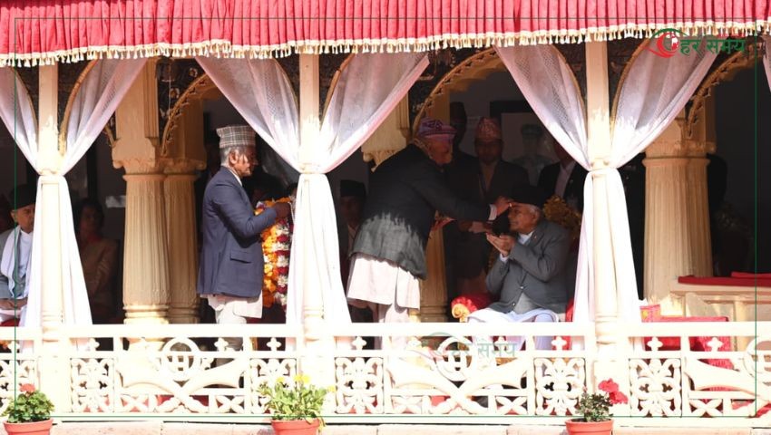 राष्ट्रपतिद्वारा श्रीपञ्चमीको अवसरमा वसन्त श्रवण