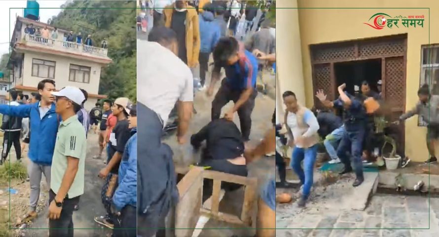 सेयर विवाद चर्किंदा स्थानीयले गरे भोटेकोशी गाउँपालिकाको कार्यालय तोडफोड (भिडियोसहित)
