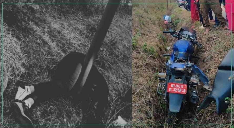 नुवाकोटमा मोटरसाइकल दुर्घटना, ३२ वर्षीय युवकको मृत्यु
