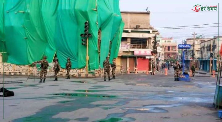 वीरगंजमा लगाएको कर्फ्यु अवधि थप, रात्रि बजार बन्द