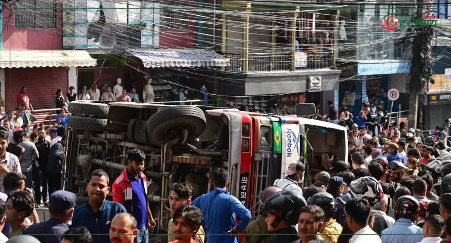बालाजु बस दुर्घटना : ३४ जना घाइते