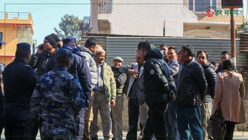 कांग्रेस केन्द्रीय कार्यालय परिसरमा लफडा, नेताहरुलाई गेटमै रोक्ने प्रयास