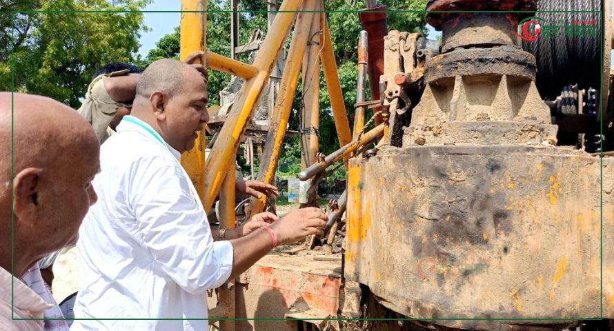 मधेशमा खानेपानी योजना सुरु, परशुराम तलाउमा डिप बोरिङ्ग जडान