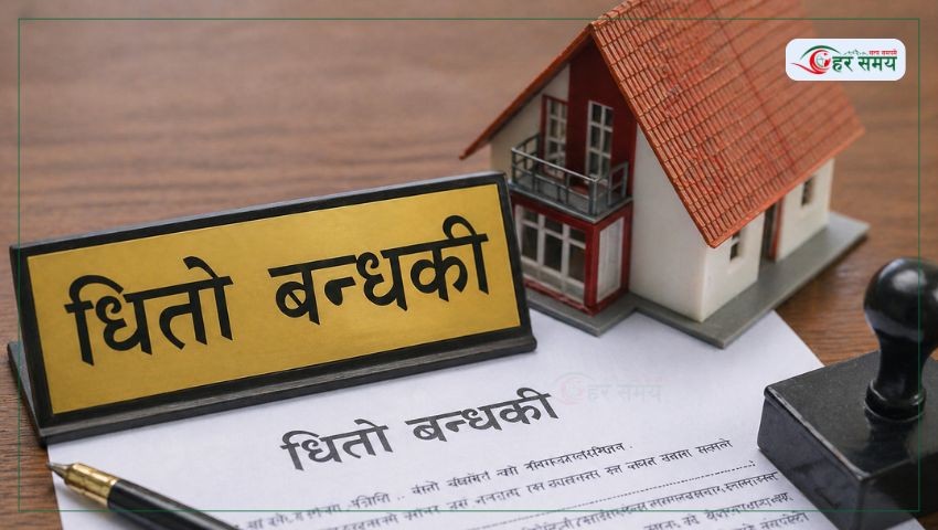 अब अनलाइनबाटै धितो बन्धकी हुने