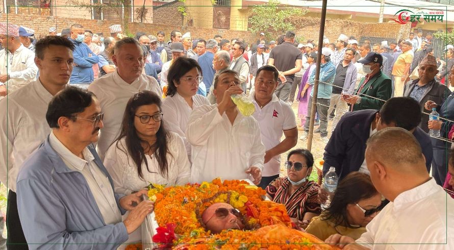 पार्टी कार्यालयमा राप्रपा सांसद बोहराको अन्तिम श्रद्धाञ्जली