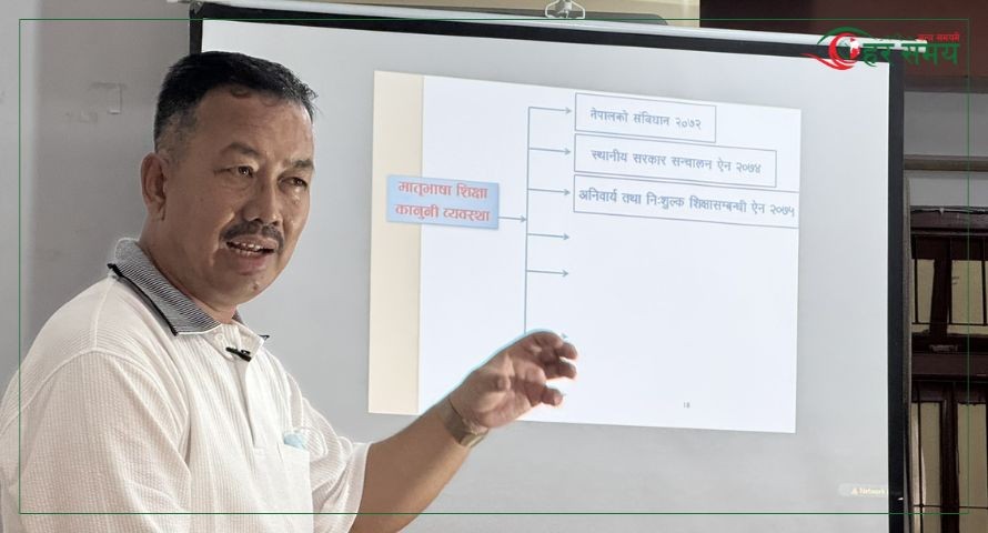 तामाङ भाषाको लिपि अुछेन(सम्बोटा) नै हो : मातृभाषा अभियन्ता प्रतीक ङेसुर