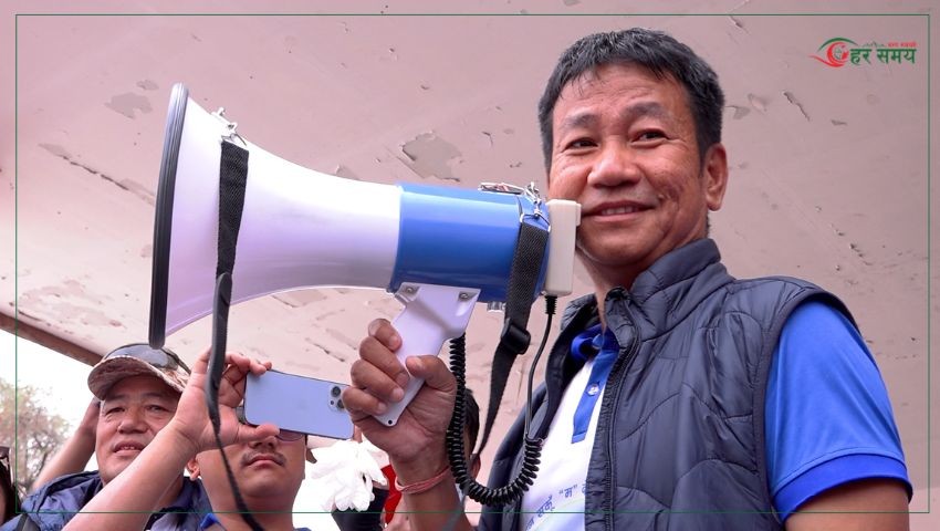 पशुपति क्षेत्रमा हर्क साम्पाङको श्रमदान