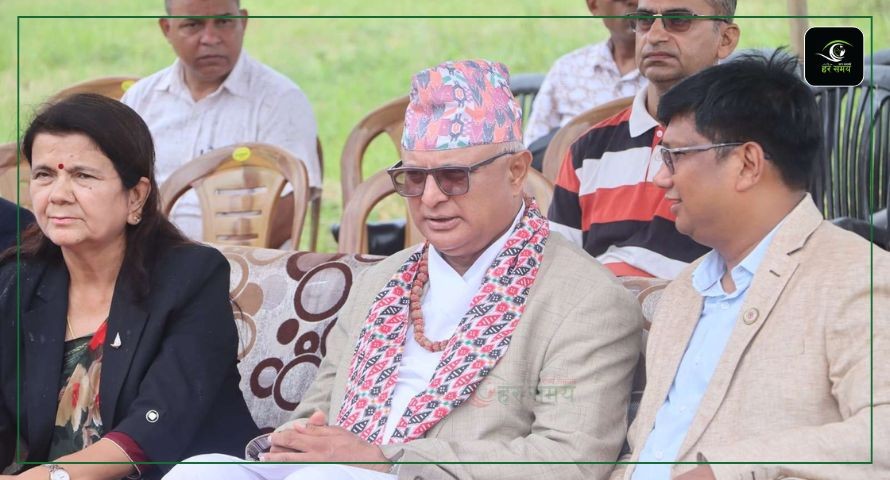 प्रसूति तथा बालरोग अस्पतालको शिलान्यासपछि मुख्यमन्त्री भन्छन् : अब विदेशी विद्यार्थी तानौं [भिडियो]