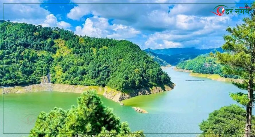 मनमोहक  इन्द्रसरोवर ताल !