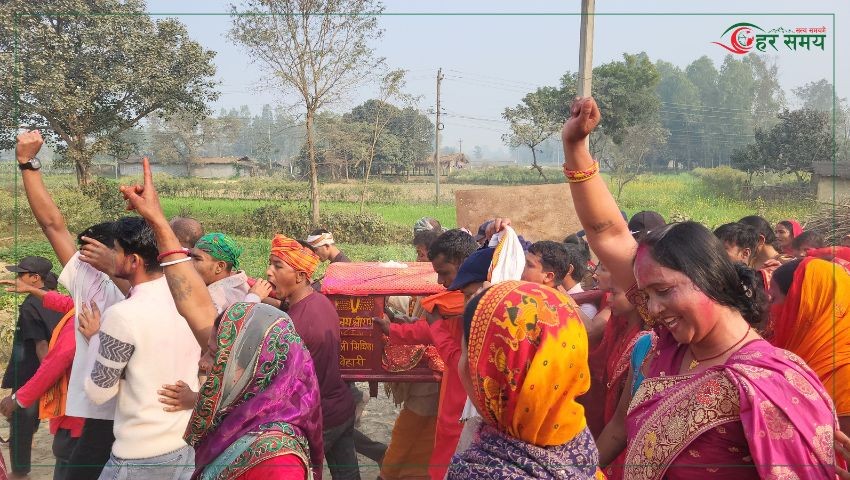 मिथिला माध्यमिकी परिक्रमा आज मडई पुग्दै