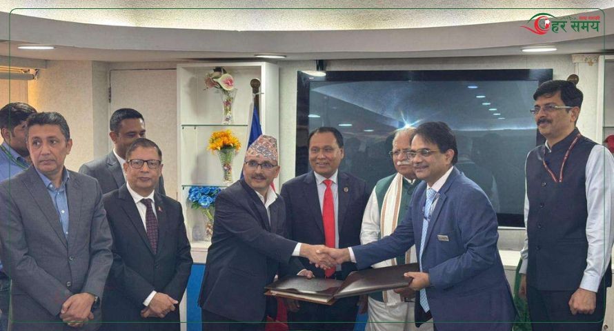 नेपाल र भारतबीच ४०० केभी अन्तरदेशीय प्रसारण लाइन निर्माण सम्झौतामा हस्ताक्षर