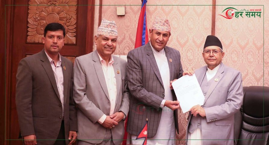 रामहरि खतिवडाले बुझाए सभामुखलाई राजीनामा पत्र