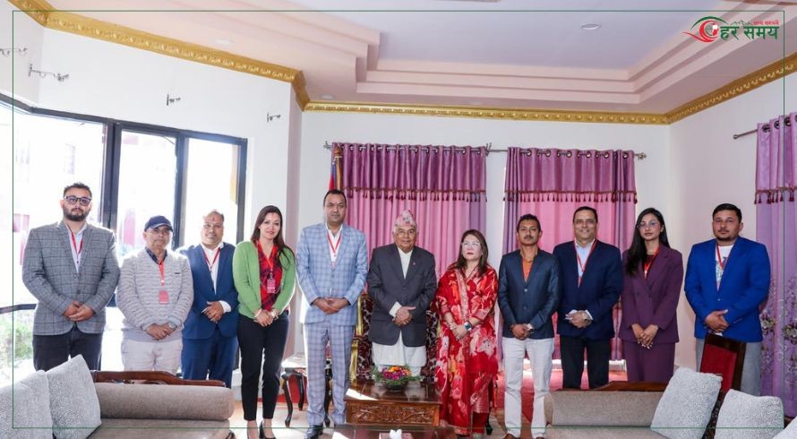 एनआरएनए एकता महाधिवेशन उदघाटन गर्न राष्ट्रपतिलाई निम्तो 