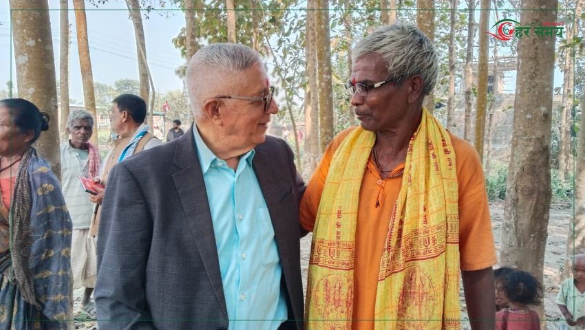 मोरङ ६ मा डा.शेखर कोइरालाको चुनावी सक्रियता : विराटनगर–१२ लाई डुबानमुक्त बनाउने प्रतिबद्धता