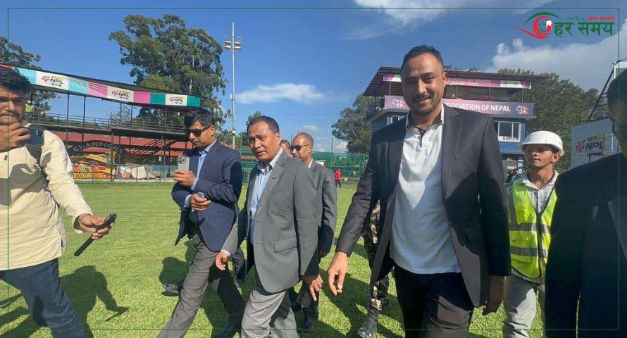 कुलमानले गरे टियू क्रिकेट मैदानको अनुगमन, चाँडो काम सक्न निर्देशन [भिडियोसहित]