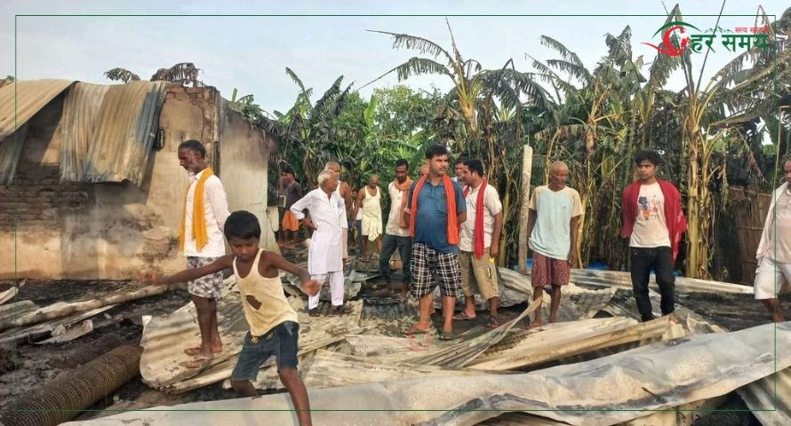 बनाना रिसोर्टमा आगलागी, ४० लाख क्षतिको अनुमान 