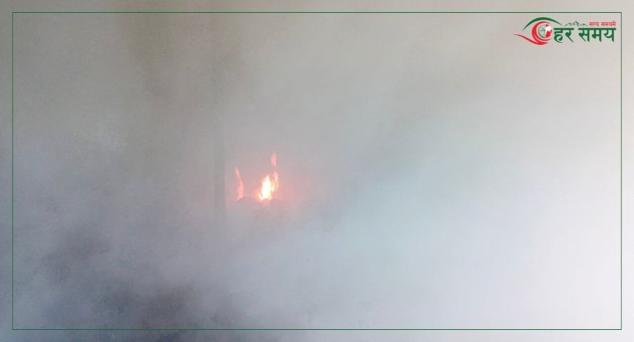 लम्कीमा जुत्ताचप्पलको गोदाममा आगलागी: ७० लाख बढीको क्षति