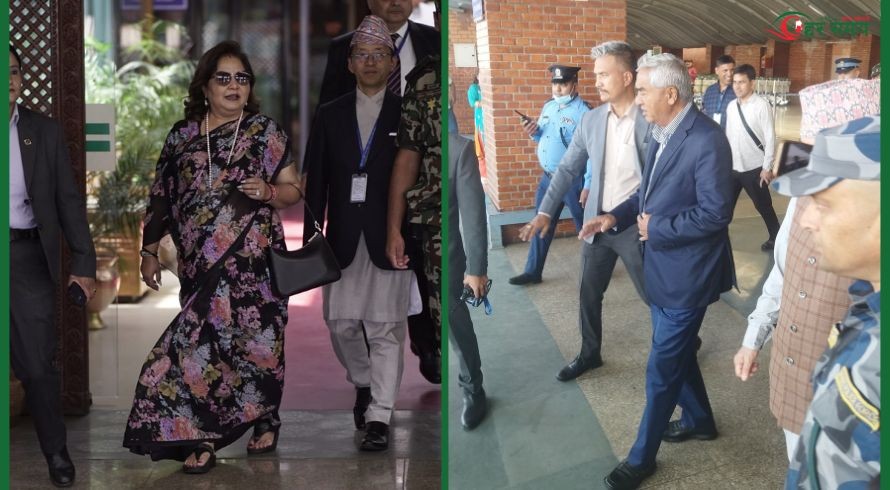 देउवा दम्पत्ती स्वदेश फिर्ता 