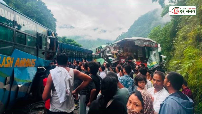 तीन वटा सवारीसाधन ठोक्किँदा २६ जना घाइते