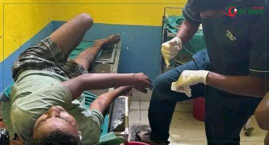 बाजुरामा जिप दुर्घटना हुँदा दुई जना घाइते