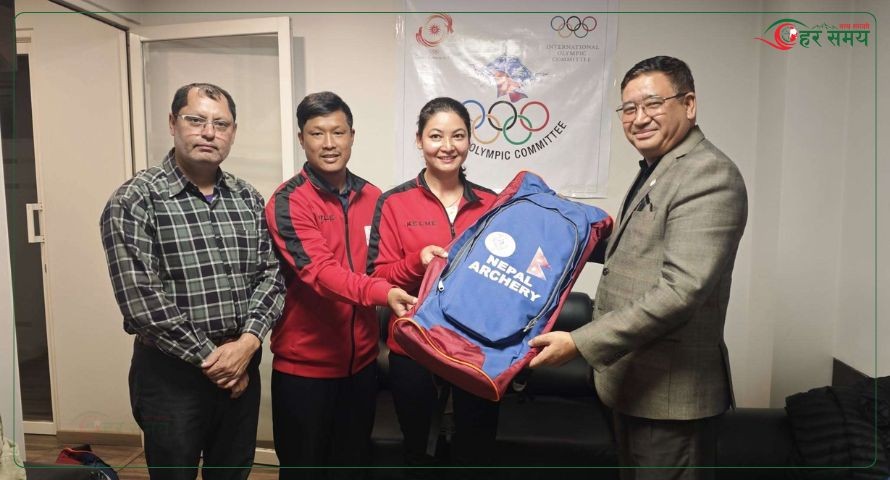 एसियन आर्चरी च्याम्पियन्सिपमा खेल्ने नेपाली टिमको बिदाइ