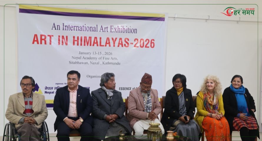 आर्ट इन हिमालयज २०२६’ अन्तर्राष्ट्रिय कला प्रदर्शनी सुरु
