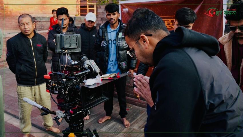 चलचित्र ‘बा : एक योद्धा’को छायांकन सुरु, पशुपतिनाथमा गरियो शुभ मुहूर्त