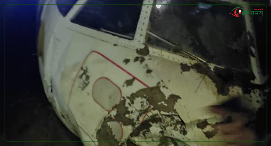 बुद्ध एयरको विमान भद्रपुर विमानस्थलमा दुर्घटना 