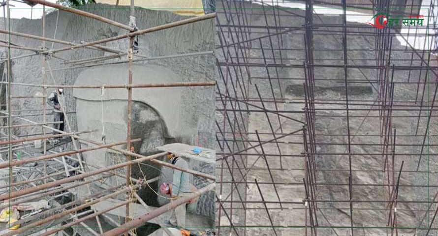 पाँच पोखरी थाङ्पालमा ८४ फिटको बुद्ध प्रतिमा बन्दै, अर्को वर्षसम्ममा निर्माण सम्पन्न हुने