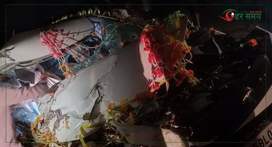 पर्सामा जन्ती बोकेको कार दुर्घटना : चालकको मृत्यु, एक घाइते