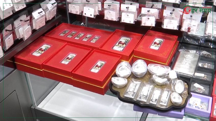 चीनमा लगानी र उपहारका लागि चाँदीका सामानको माग बढ्यो