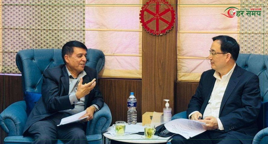 प्रविधि र नवप्रर्वतनमा सहकार्य गर्न चीनियाँ मन्त्री वाङ शी सँग अध्यक्ष ढकालको आग्रह