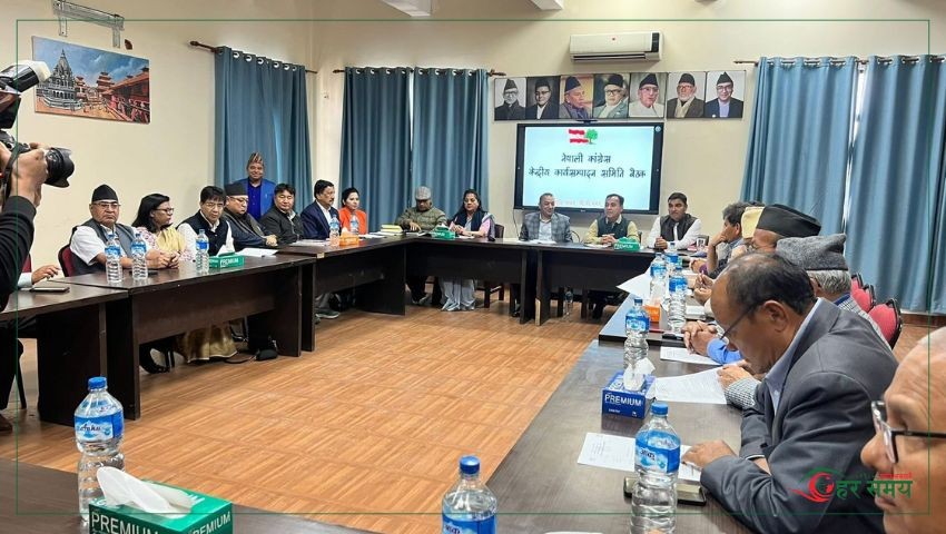 नेविसंघमा ‘अवैधानिक’ गतिविधि बढेको भन्दै कांग्रेस केन्द्रीय समितिको ध्यानाकर्षण
