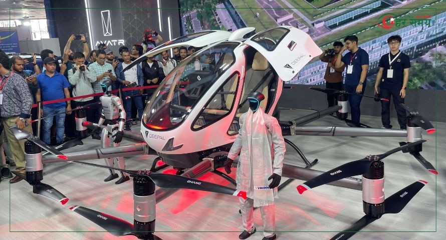 ‘नाडा अटो शो’ मा चर्चित बनेको ‘फ्लाइङ ट्याक्सी’ नउडाइ किन फिर्ता पठाइयो ? [भिडियोसहित]