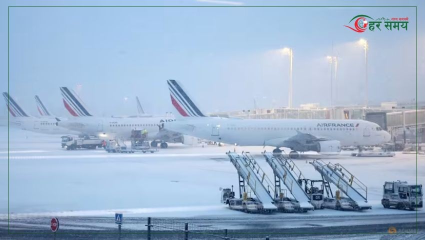 पेरिसमा १४० उडान रद्द