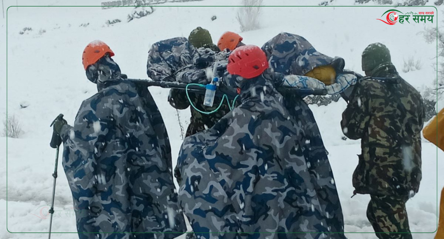 टानले भन्योः हिमपात भइरहेकाले यात्रा नगर्नुहोस्