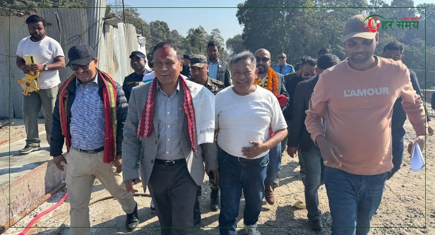 निर्माण व्यवसायीकै अध्यक्षको कम्पनीले समयकै काम नसकेपछि मन्त्री अनुगमनमा